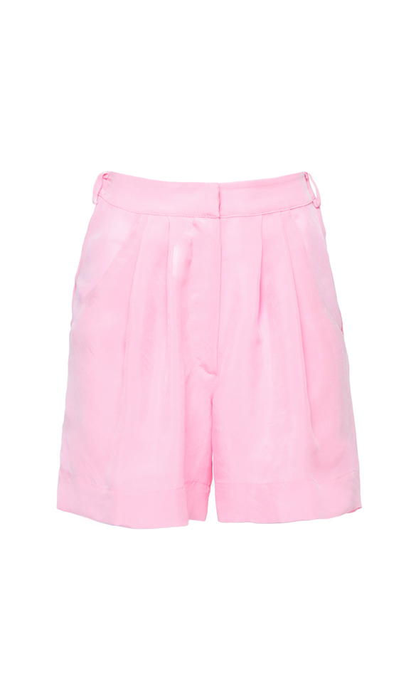 Cupro Shorts Pink, EMMA