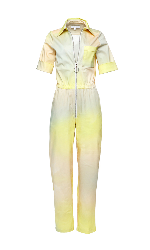 Ida Yellow Cotton Jumpsuit